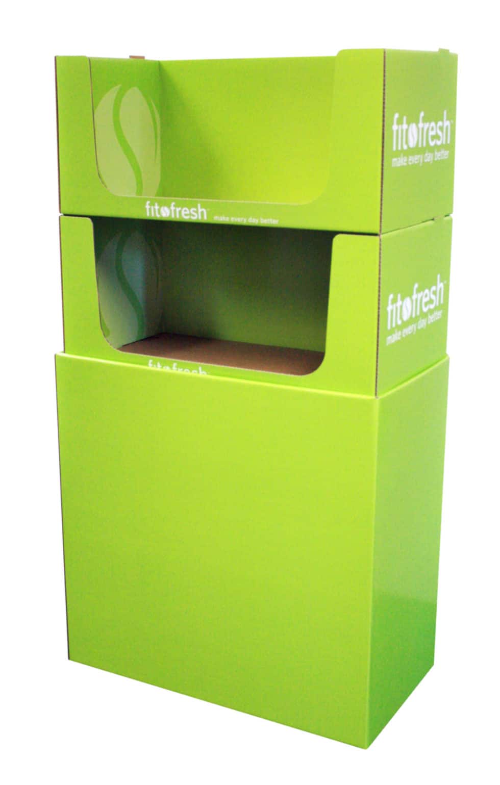 Floor Display with Stacking Trays Packaging Consultants, Inc.